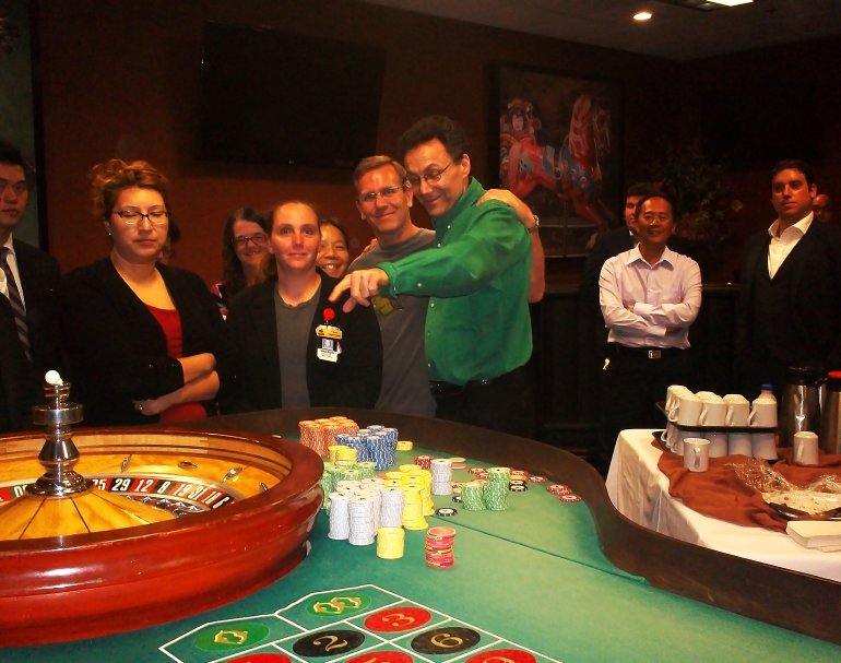 Richard Marcus shows the roulette trick